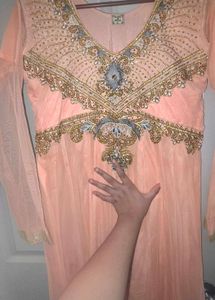 Elegant Ethnic Gown with stone work