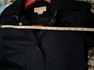 Original Black Michael Kors Trench Long Coat