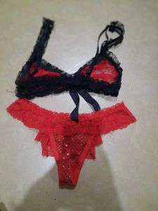 Lace Bra &amp; Panty Set