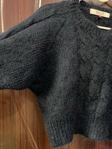 Cozy Cropped Knit Sweater