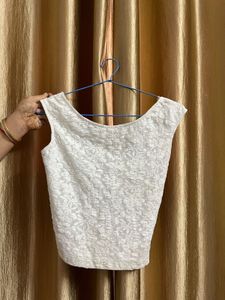 White Top + Black skirt combo!