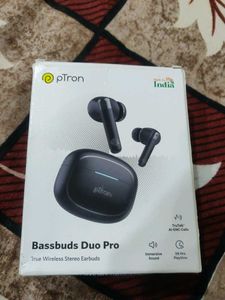 pTron Bassbuds Duo Pro - Like New!