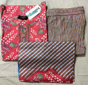 Point 8 Kurta Set Deeptex
