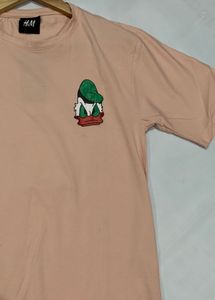 H&amp;M Peach Colour T-Shirt - Chest 36,