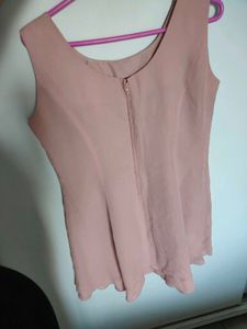 classy beige short dress