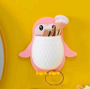 Penguin Brush Holder (Black)