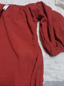 Chic Red Midi Dress