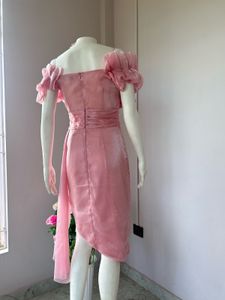 Soft Organza Pink Premium Dress