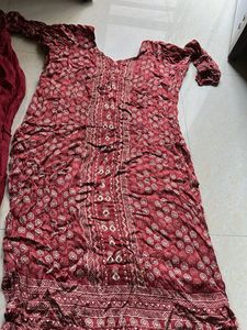 Straight Kurta Pant &amp; Dupatta Set Suit