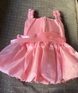 Beautiful Rose Gold Baby Dress, 2-3 years