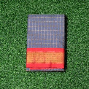 Gharchola Saree - Steel Grey