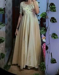 Vintage-Inspired Polka Dot Gown