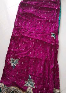 Purple Saree
