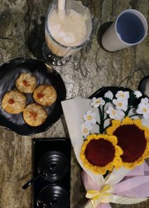 Crocheted Sunflower Decor