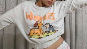 Bambi Graphic Oversized Sweatshirt