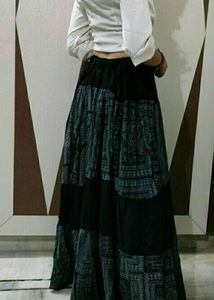 Price Drop Black Long Skirt