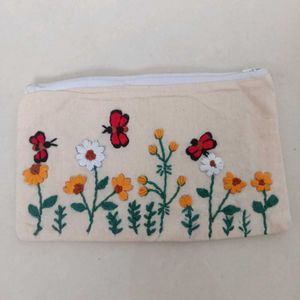 Cute Embroidered Pouches
