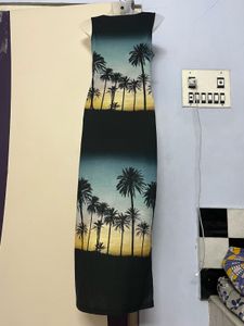 VERO MODA BRANDED Palm Tree Print Maxi Dress