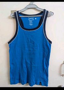 Jockey Blue Vest Top
