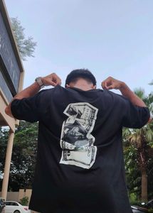 Unisex- Black Graphic Tee