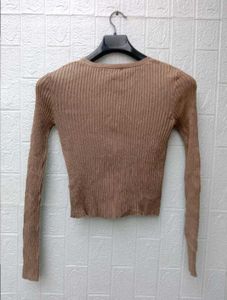 New with tag Pinterest Chic Brown Knit Cardigan