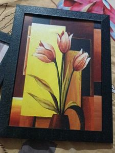 Framed Flower Prints - Set of 2