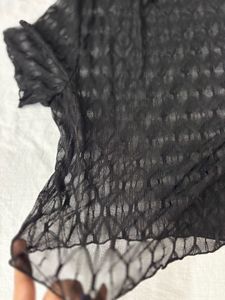 Sheer Black Top