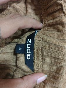 Ribbed Wide Leg Pants