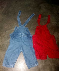 Combo of Cute Baby Dungrees