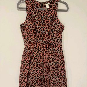 Forever 21 Pink Leopard Print Dress