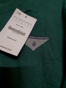 Forest Green Knit Sweater