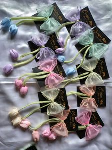 Cute Tulip Bow Hair Tie
