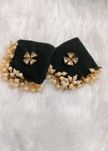 Black Pendant Necklace &amp; Earrings Set