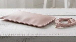 Cute Pink Crossbody Bag with one FREE LIP TINT