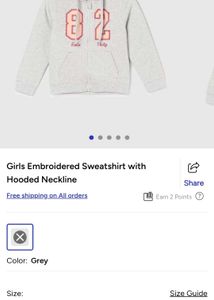 Unisex Sweatshirt For Kids 3-4 Years