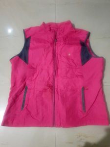 Pink Sleeveless Jacket