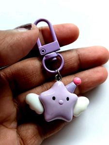 Purple Star Keychain 🌠