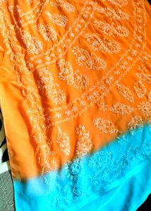 Embroidery Work Saree