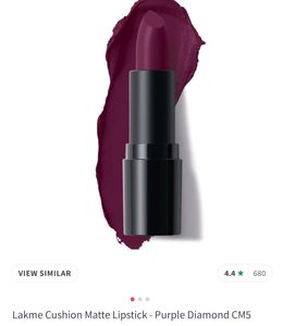 1 Pc Lakme Cushion Matt Lipstick Totally New(Origi