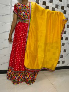 Navratri Bandhani Lehenga Choli Set
