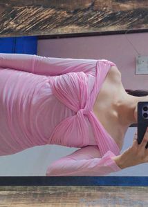 Elegant Pink Maxi Dress