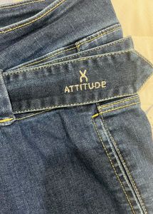 Xpose Super High-waisted Belted Cropped Jeans