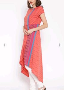 Biba High Low Pattern Kurta