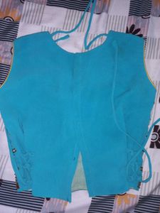 Teal Beaded Lehenga