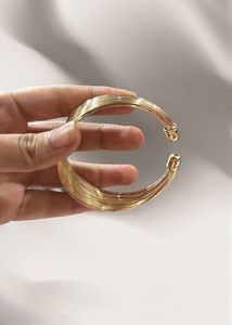 Gold Wire Cuff Bracelet💗