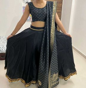 Elegant Black Lehenga Choli