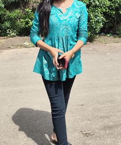 Stylish Teal Top