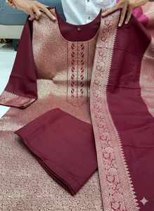 Elegant Maroon Kurta Set