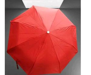 Bold Red Umbrella - Rain or Shine! New With Tag