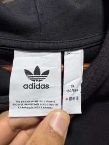Adidas Originals Oversized Black Hoodie